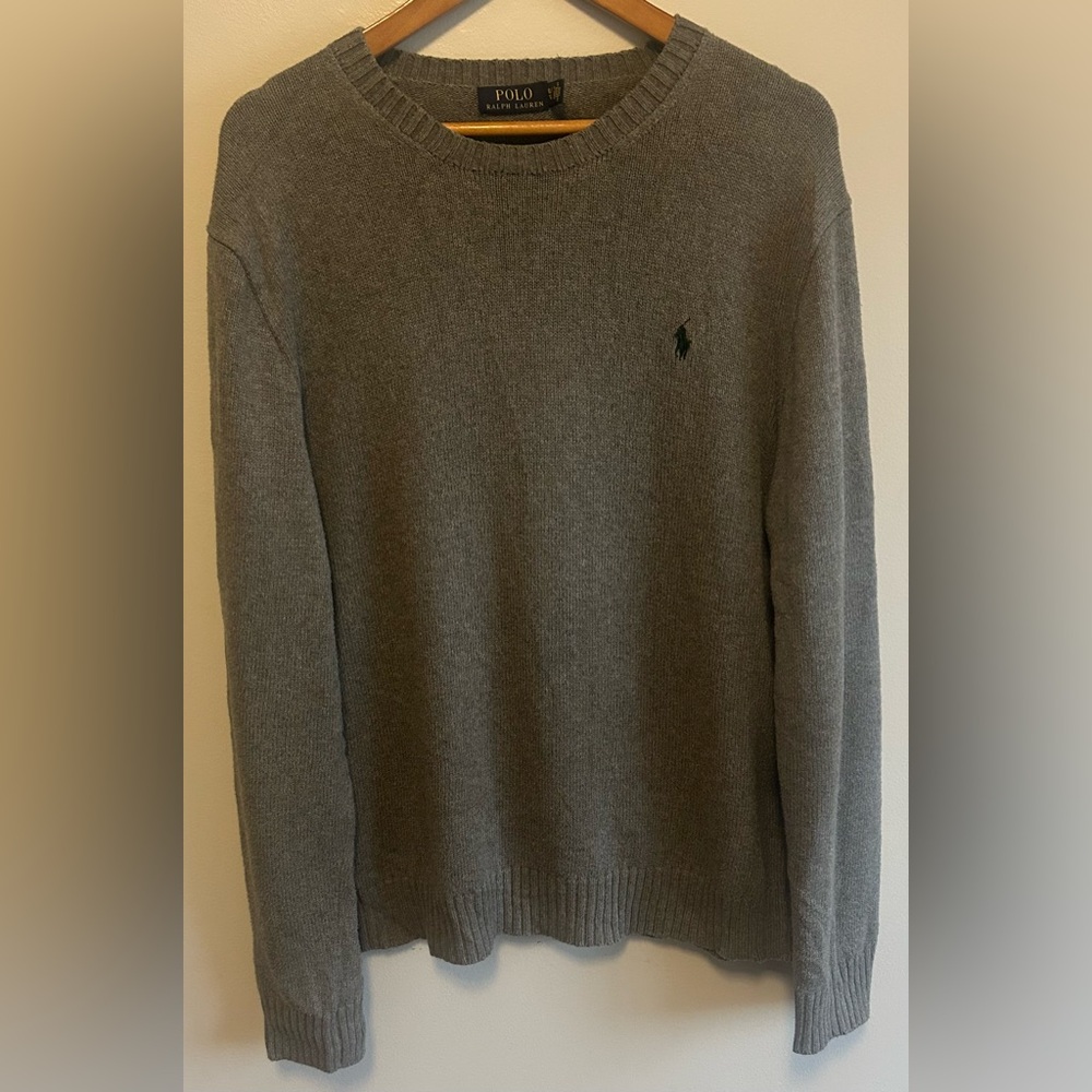 Polo by Ralph Lauren Gray Crewneck Sweater